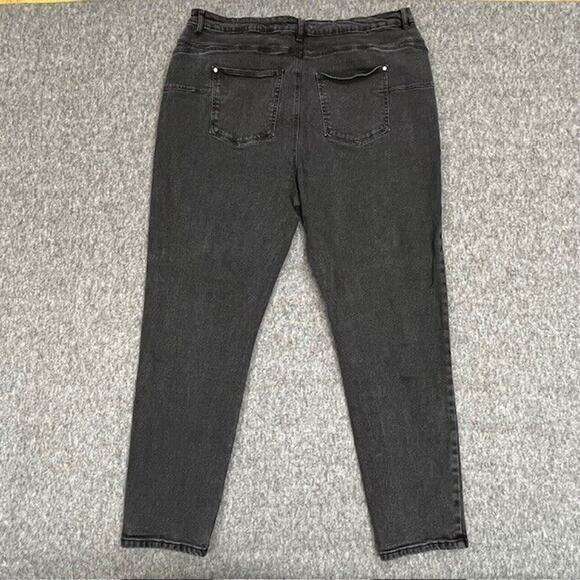 Urban Bliss Jeans Womens Size 12 (34x27.5) High Rise Black Denim - New - Picture 2 of 15